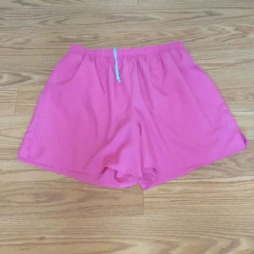 Asics lined running workout shorts magenta Sz XL EUC